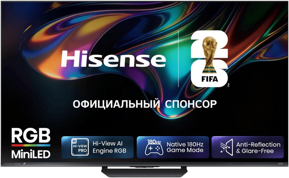 RGB miniLED телевизор Hisense 55UR8S