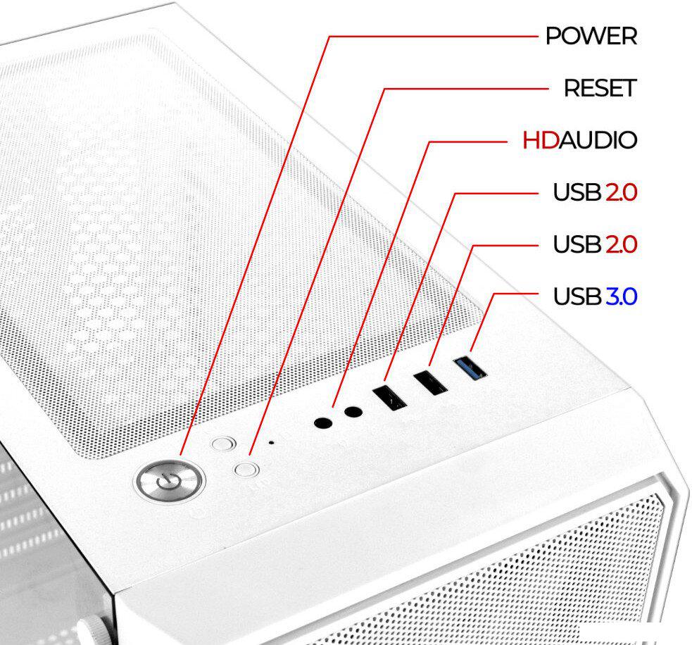 Корпус Ginzzu RX130