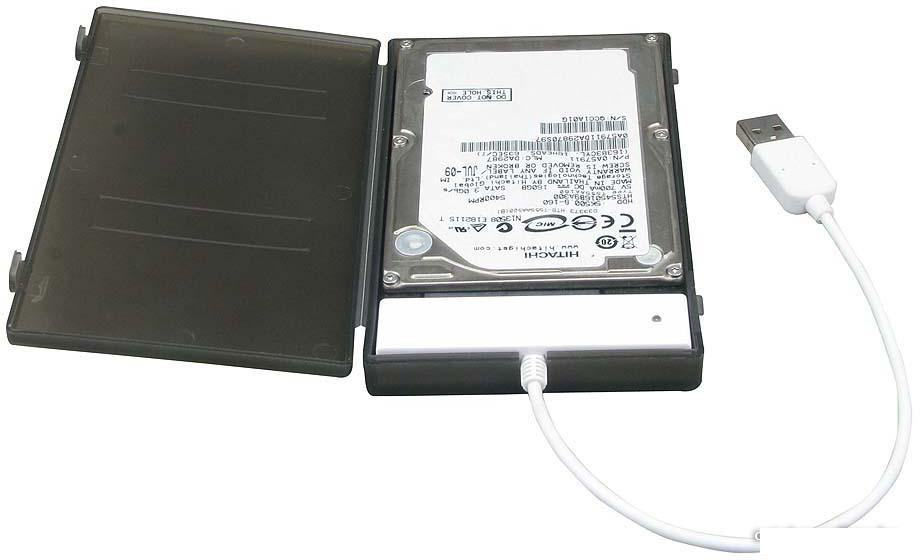 Бокс для накопителей 2.5" AgeStar SUBCP1 Black
