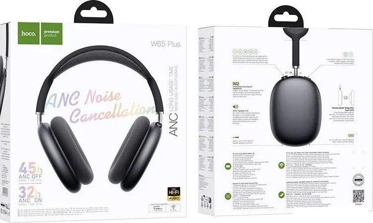 Наушники Hoco W65 Plus (серый)