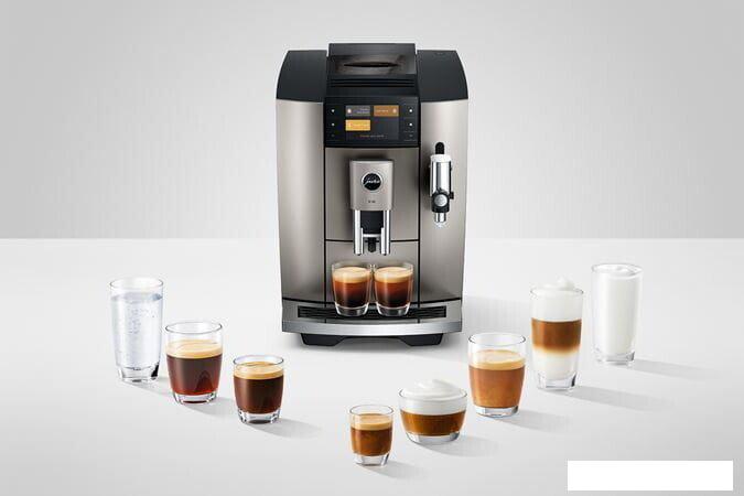 Кофемашина JURA E8 Midnight Silver ED 15712