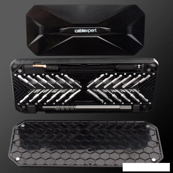 Набор отвертка с битами Cablexpert TK-SD-11R (50 предметов)