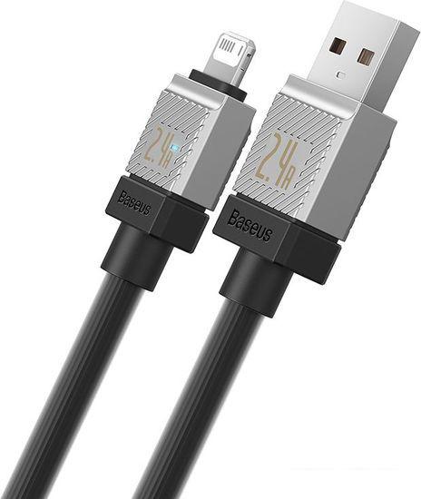 Кабель Baseus CoolPlay Series USB Type-A - Lightning (1 м, черный)
