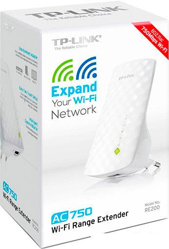 Усилитель Wi-Fi TP-Link AC750 RE200
