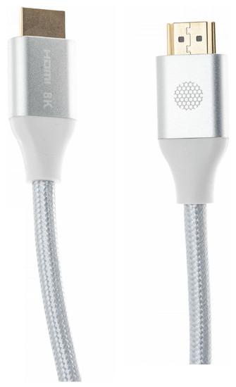 Кабель CACTUS HDMI - HDMI CS-HDMI.2.1-1.8 (1.8 м, серебристый)
